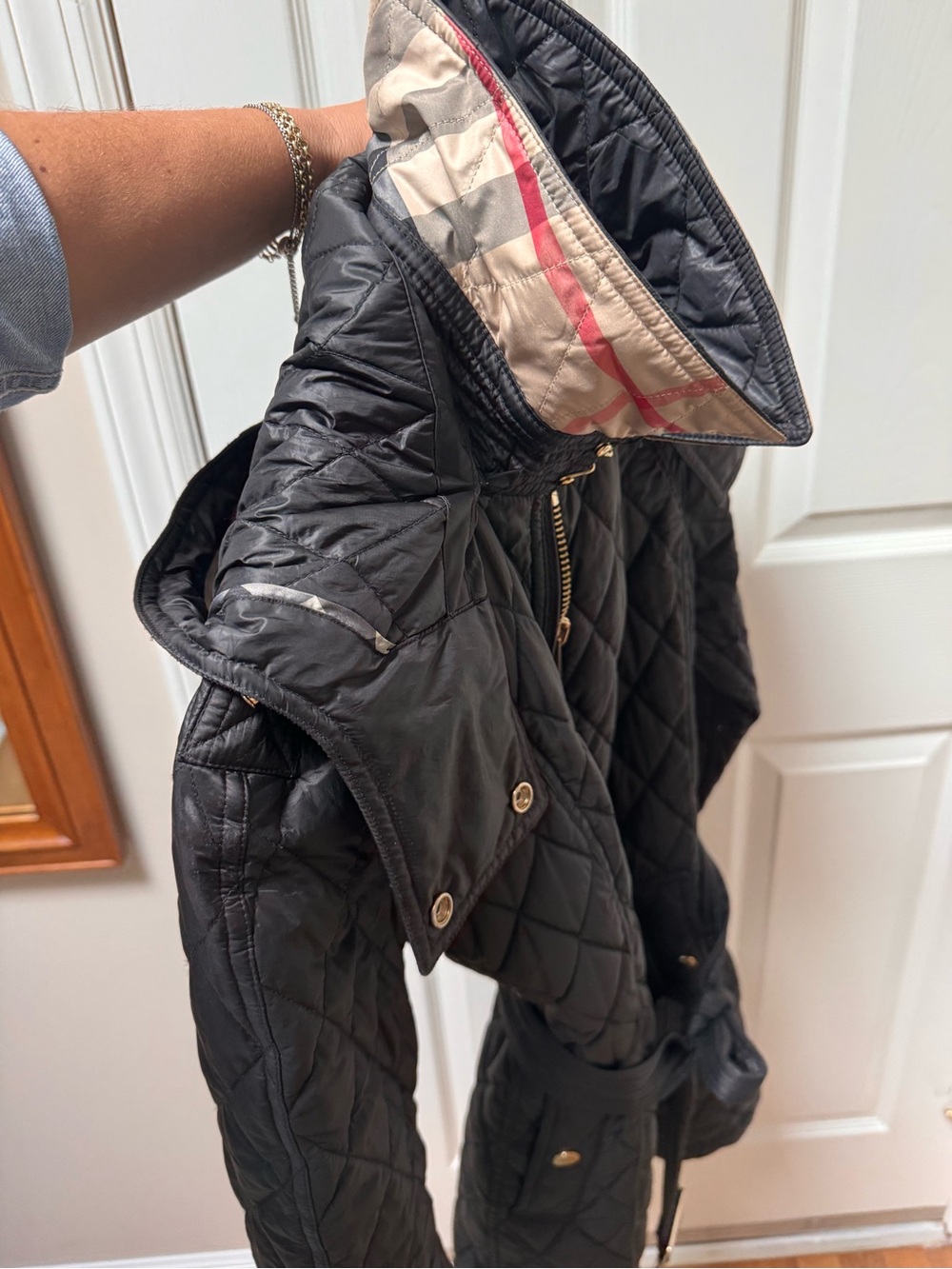 Burberry Quilted Trench Coat - Picture 2 of 10